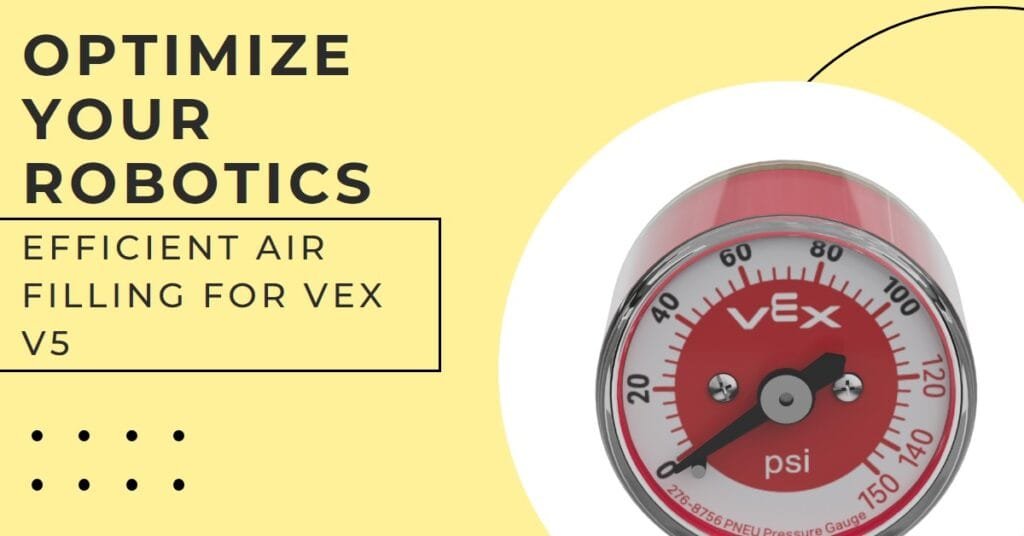 fill air in pneumatic tank vex v5​